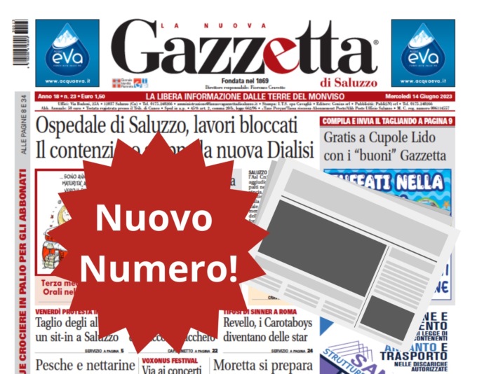 Nuovo Numero del 14 giugno in Edicola!