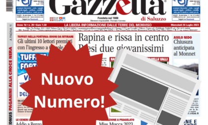 Nuovo Numero del 26 luglio in Edicola!