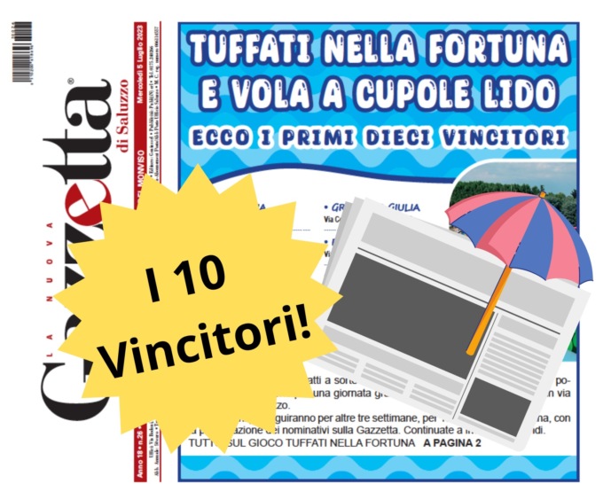 I Vincitori della settimana per le Cupole Lido