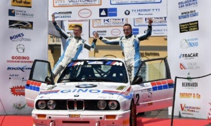 Gino e Michi su Bmw dominano il rally storico delle Valli Cuneesi