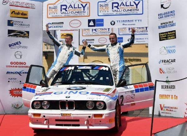 Gino e Michi su Bmw dominano il rally storico delle Valli Cuneesi