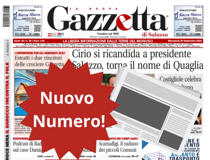 Nuovo Numero del 20 settembre in Edicola!