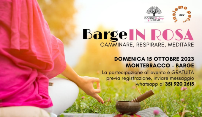 Montebracco ospiterà la camminata di “Barge in rosa”