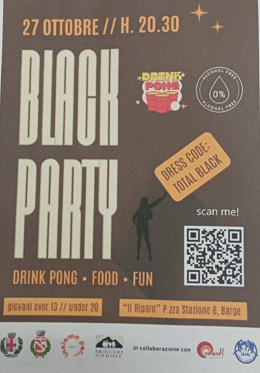 black party pong