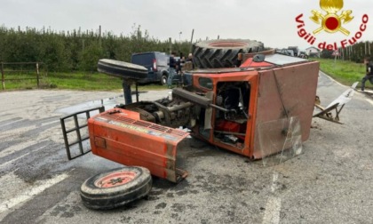 Trattore si schianta contro furgone nei pressi di Scarnafigi