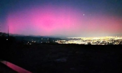 L’aurora boreale dall’Infernotto