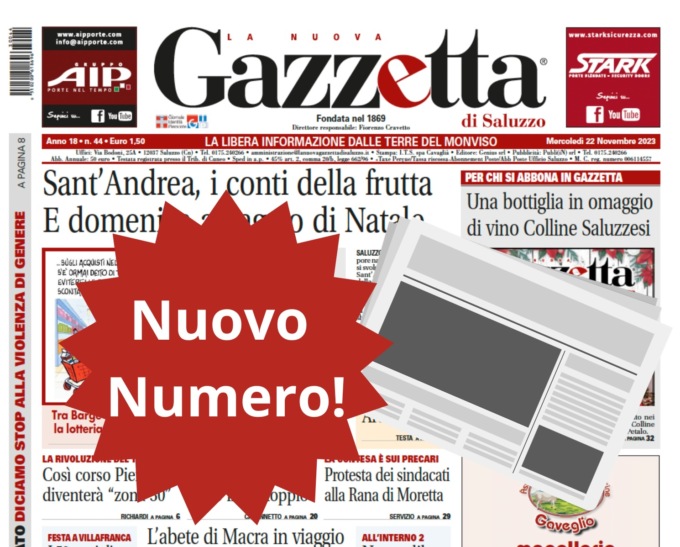 Nuovo Numero del 22 novembre in Edicola!