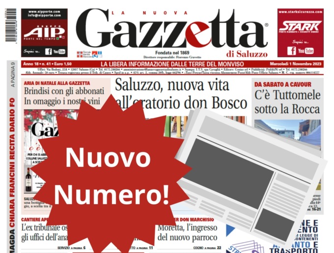 Nuovo Numero del 1 novembre in Edicola!