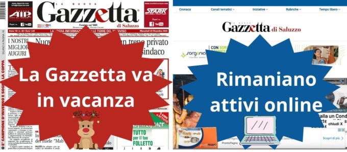 Natale e Nuovo anno con la Gazzetta