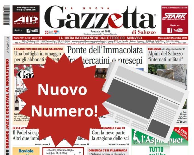 Nuovo Numero del 6 dicembre in Edicola!
