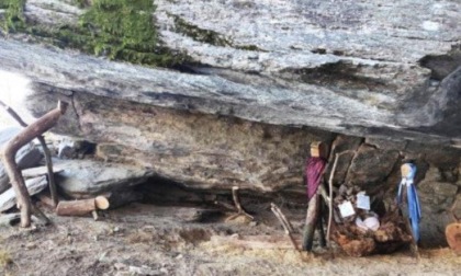 Il presepe nel bosco a Envie