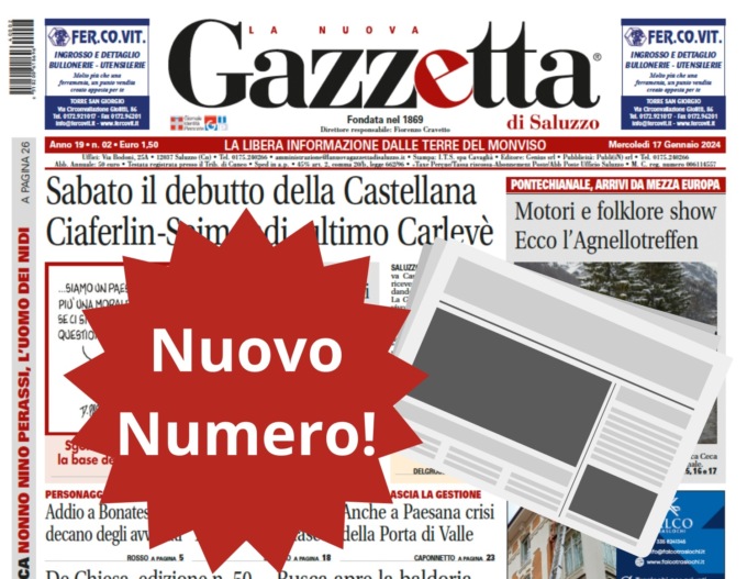 Nuovo Numero del 17 gennaio in Edicola!