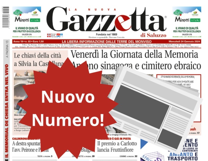 Nuovo Numero del 24 gennaio in Edicola!