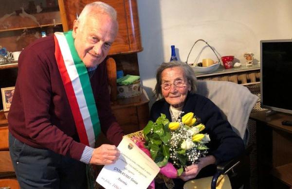 Verzuolo, 106 anni per Teresa Ghibaudo