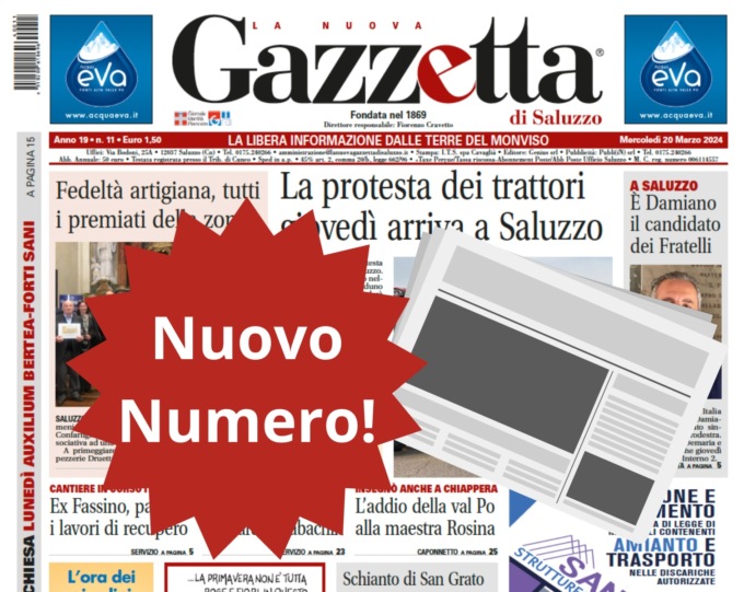 Nuovo Numero del 20 marzo in Edicola!