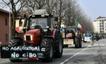 Mele gratis per protesta 150 trattori al Foro boario
