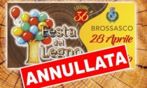 Annullato il mercoledì della Festa del Legno di Brossasco