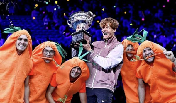 I Carota Boys di Revello diventano una srl tifosi di Sinner