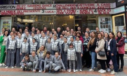 Le giovani atlete della Ginnastica Saluzzo a Sanremo