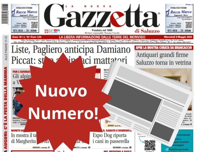Nuovo Numero dell’8 maggio in Edicola!