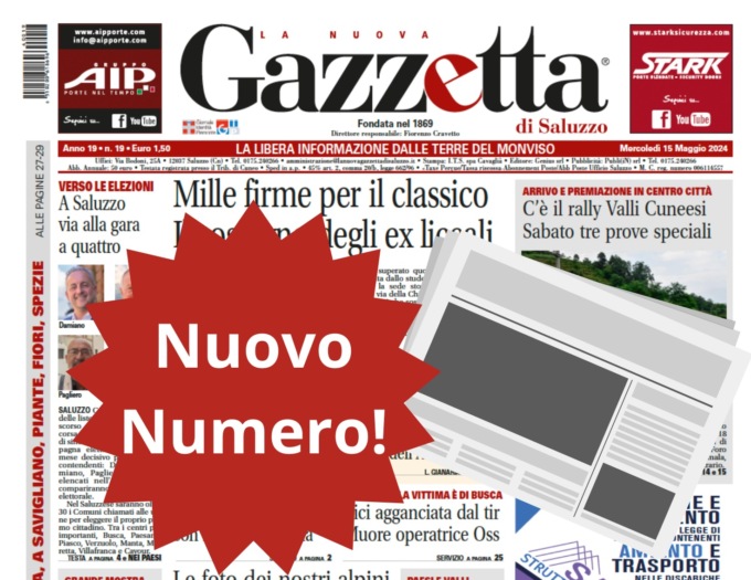 Nuovo Numero del 15 maggio in Edicola!