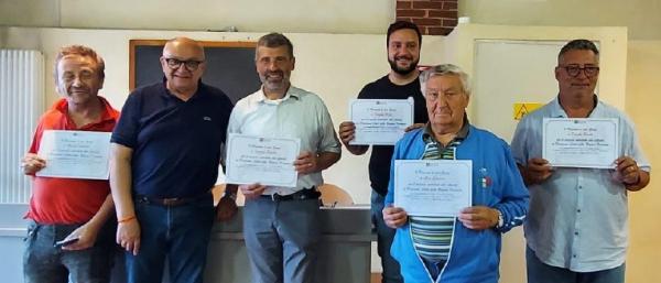 Distribuiti gli attestati dal sindaco Gatti