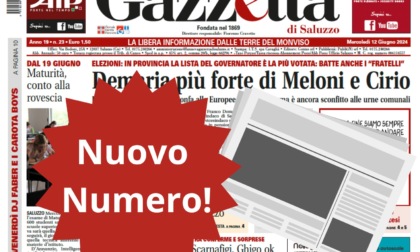 Nuovo Numero del 12 giugno in Edicola!