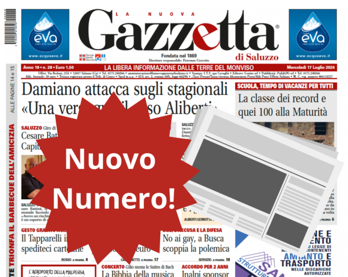 Nuovo Numero del 17 luglio in Edicola!