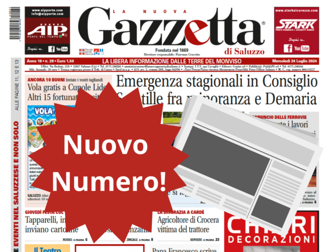 Nuovo Numero del 24 luglio in Edicola!