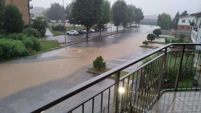 Il maltempo a Saluzzo ha colpito garage e magazzini