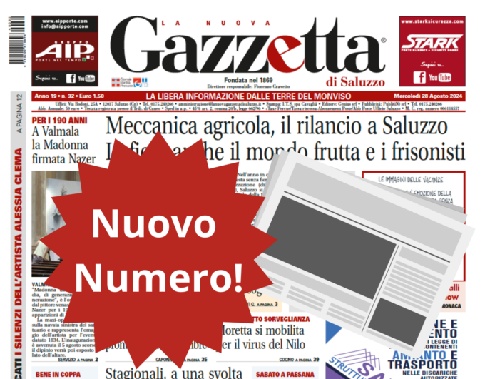 Nuovo Numero del 28 agosto in Edicola!