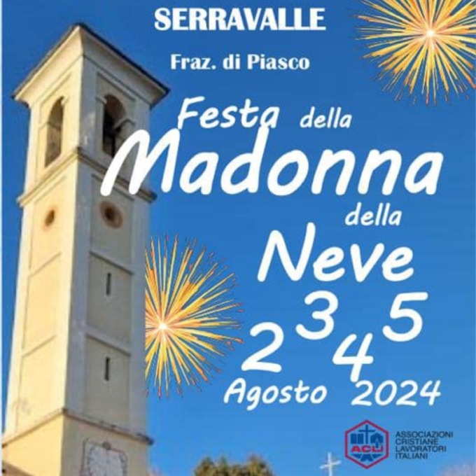Madonna della Neve a Serravalle di Piasco con Vasco e Pignulet