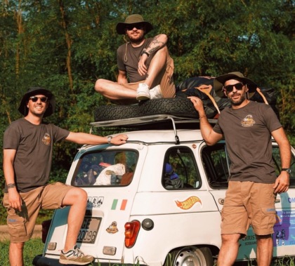 Tre Saluzzesi in viaggio dalla Granda al Senegal in Renault 4