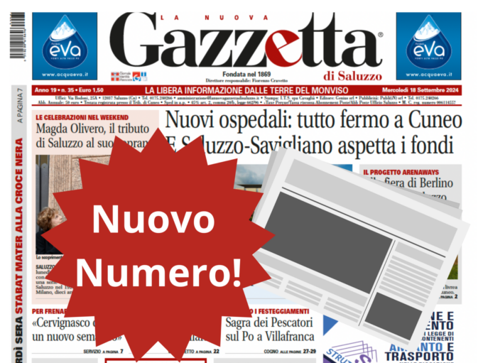 Nuovo Numero del 18 settembre in Edicola!