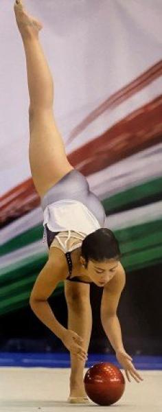 Alice sulla pedana Gold