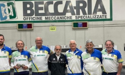 Scarnafigi, momento felice per la bocciofila Beccaria