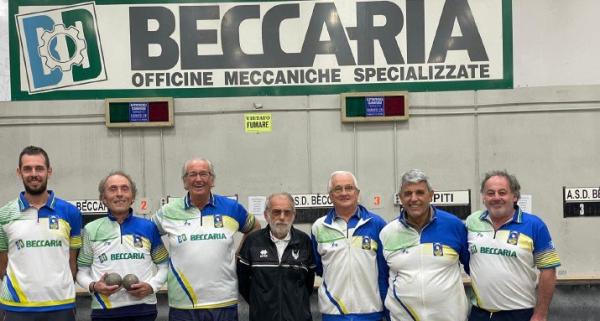 Scarnafigi, momento felice per la bocciofila Beccaria