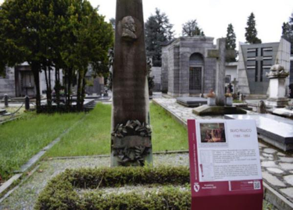 Ricordo di Quaglieni: quando i saluzzesi onoravano la tomba di Pellico