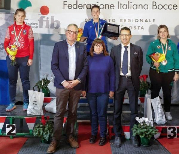 Argento tricolore per Serena nelle bocce