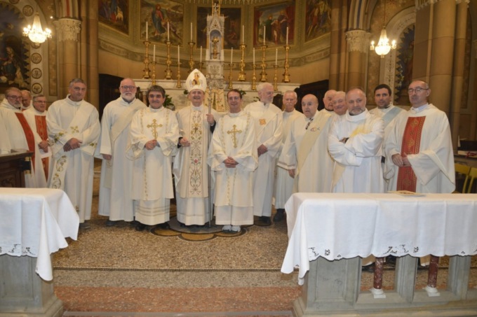 Silvano e Marco diaconi Ordinazione con Bodo