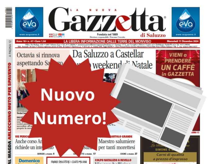 Nuovo Numero dell’11 dicembre in Edicola!