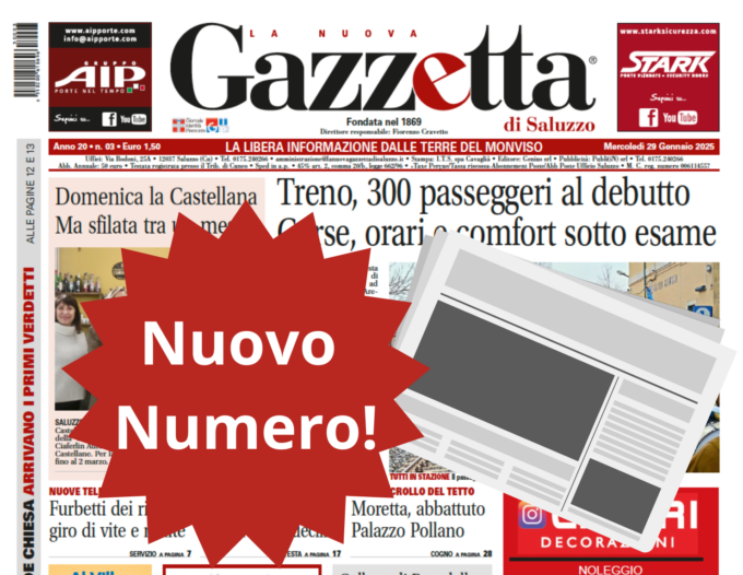 Nuovo Numero del 29 gennaio in Edicola!