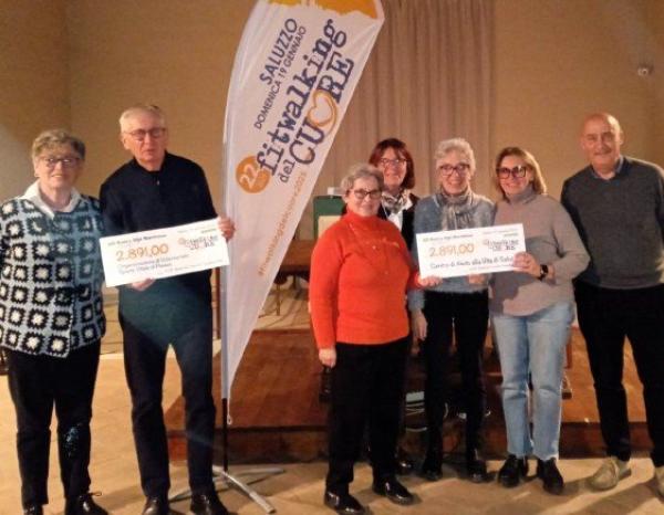 Dal Fitwalking del cuore sostegno a 45 associazioni