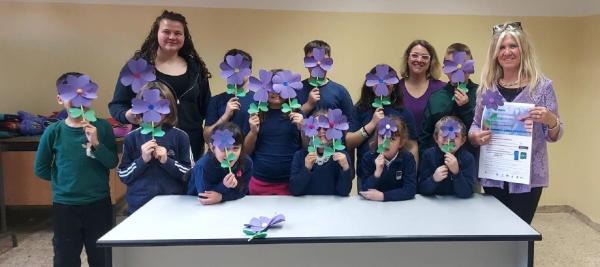 Revello si tinge di lilla ricordando Beatrice