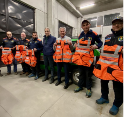 Fondi del Bim per i gilet dei volontari