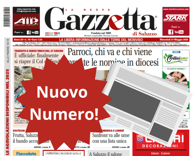 Nuovo Numero del 21 maggio in Edicola!