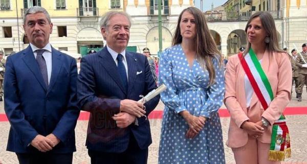 Giordana è Ufficiale della Repubblica