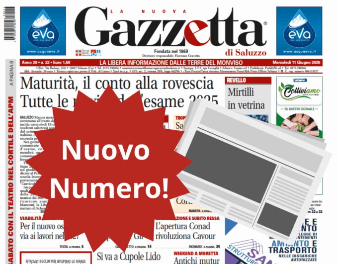 Nuovo Numero dell’11 giugno in Edicola