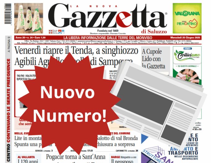 Nuovo Numero del 25 giugno in Edicola