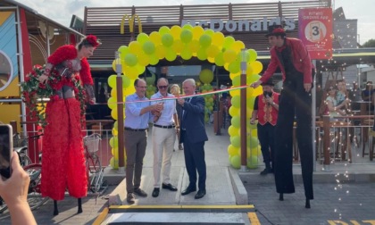 Inaugurato il nuovo Mc Donald's sotto la Rocca